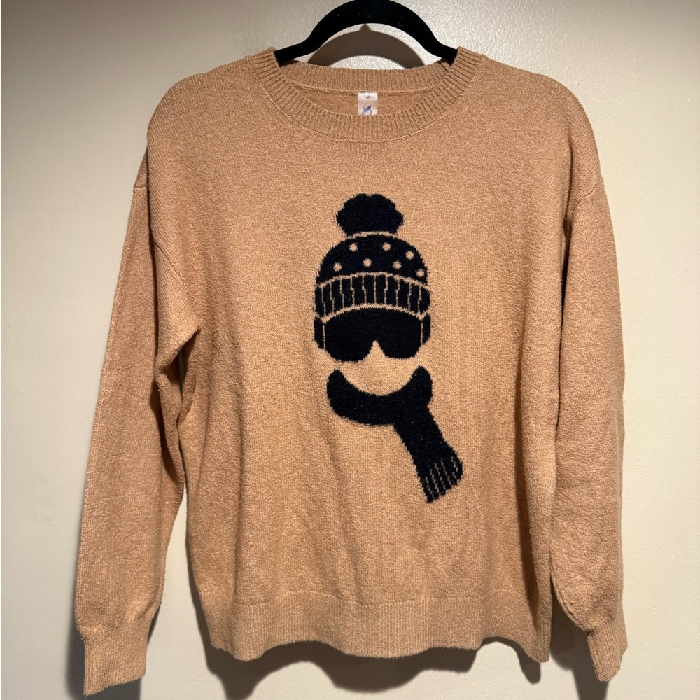 Lou & Grey Loft Size medium Women's Chillout Sweater Camel Color - Picture 3 of 6